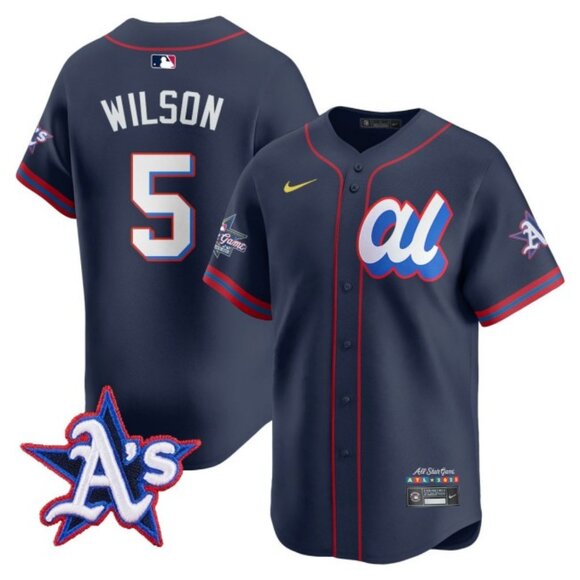 Mens Youths Kids Womens Jacob Wilson Navy 2025 All Star Jersey Stitched